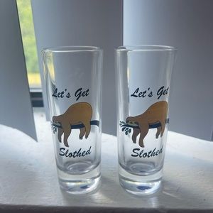 Sloth shot glasses